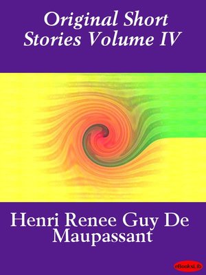 cover image of Original Short Stories, Volume IV